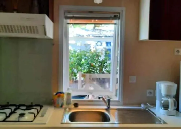 Mobile-home Climatise Dans Avec Piscine Jusqu'a 6 Personnes